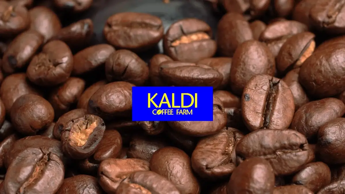 KALDI COFFEE FARM のロゴとコーヒー豆