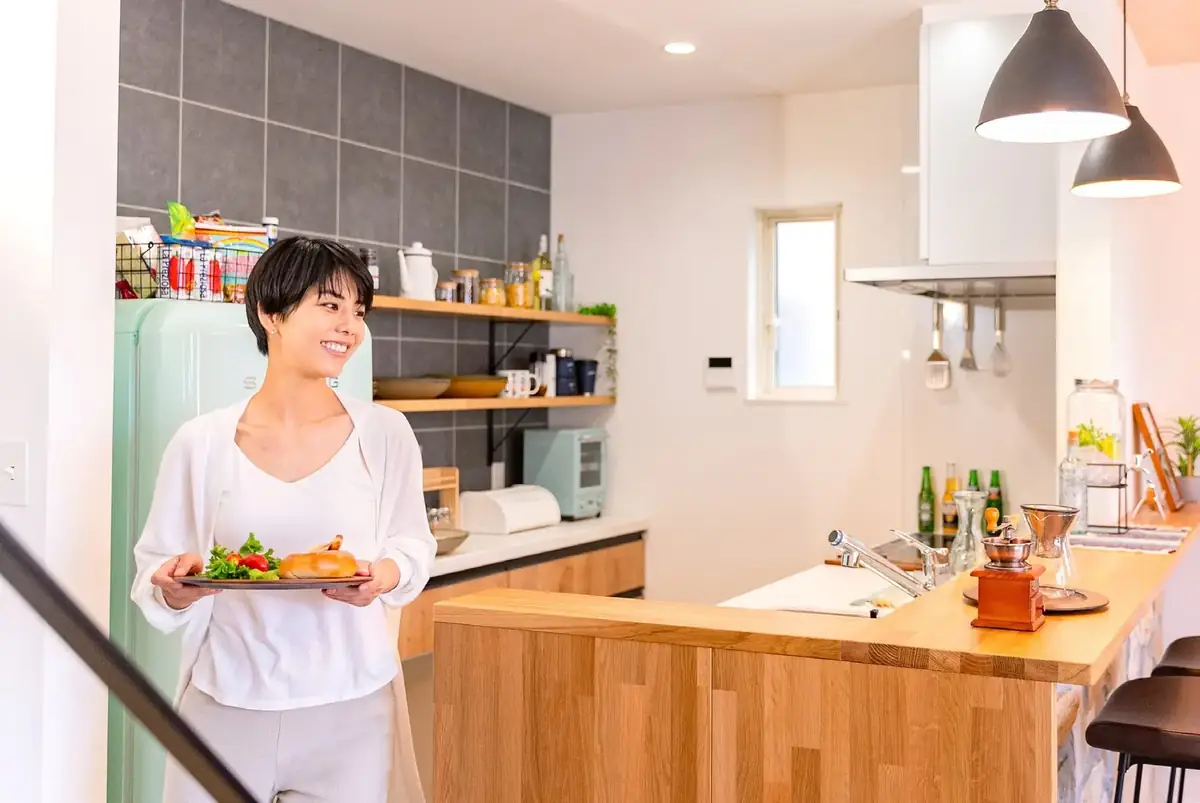会社案内の見開き